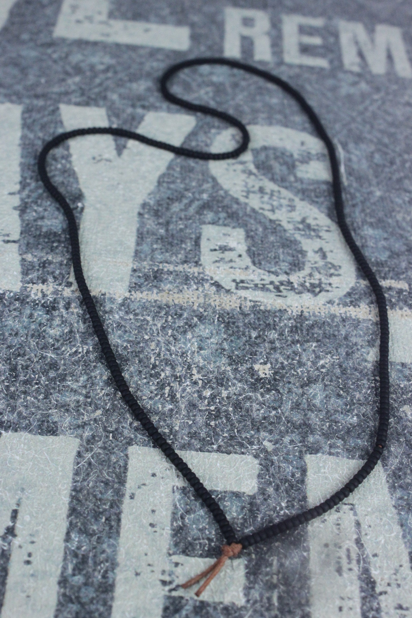 Mens Necklace, Mens Beaded Necklace, Long Necklace for Men, Metal Free