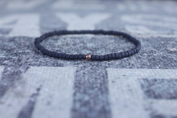 Mens Beaded Bracelet, Mens Bracelet, Minimalist jewelry, Minimalist Bracelet, Mens Jewelry, Beaded Bracelet, Boyfriend Gift, Men's Gift