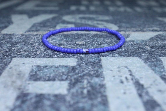 Mens Stripe Bead Bracelet, Mens Bracelet, Minimalist jewelry, Minimalist Bracelet, Mens Jewelry, Beaded Bracelet, Boyfriend Gift, Men's Gift