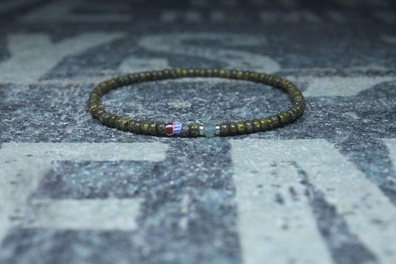 Aventurine Men Bracelet, Men Aventurine Bracelet, Aventurine for men, Men gift aventurine, Beaded Bracelet, Mens Aventurine bracelet for men