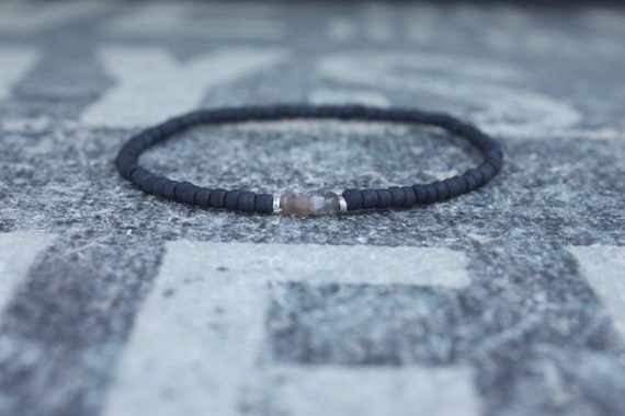 Gifts for Men, Moonstone, Friendship Bracelet, Mens Bracelet, Beaded Bracelet, Boyfriend Gift, Gift for Boyfriend, Gifts for Him