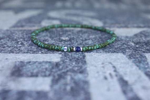 Lapis Lazuli Bracelet, Mens Lapis Lazuli Jewelry, Mens Jewelry, Mens Beaded Bracelet, Friendship Bracelet, Gift for Men, Husband Gift