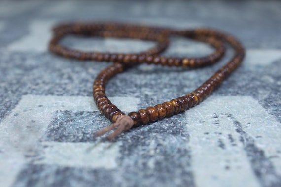 Mens Necklace, Mens Beaded Necklace, Long Necklace for Men, Metal Free Necklace without Clasp, No Clasp Necklace, Bead Necklace, Mens Gift