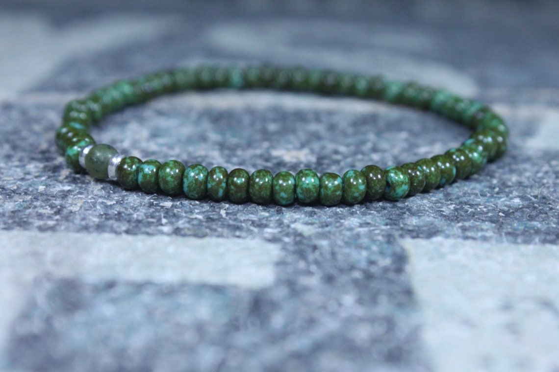 Mens Jade Bracelet Mens Jewelry Minimalist Bracelet Gifts Etsy