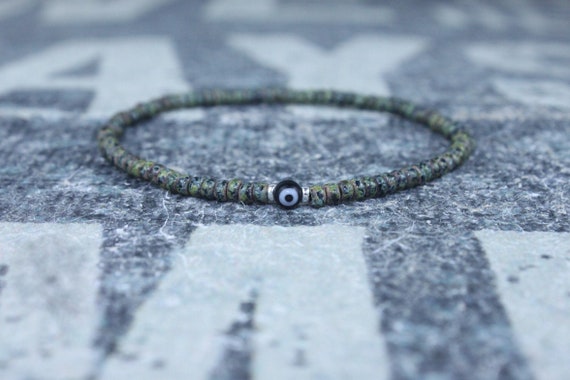 Kabbalah, Mens Beaded Bracelet, Anniversary Gift, Evil Eye Bracelet, Men Gift, Gift for Boyfriend, Bracelet, Couples Bracelet, Bead Bracelet
