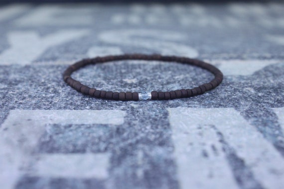 Sky Blue Topaz Bracelet, Birthday Gift, Mens Birthstone, Men Gift, Men Bracelet, Gemstone bracelet, Minimalist Bracelet, Beaded Bracelet