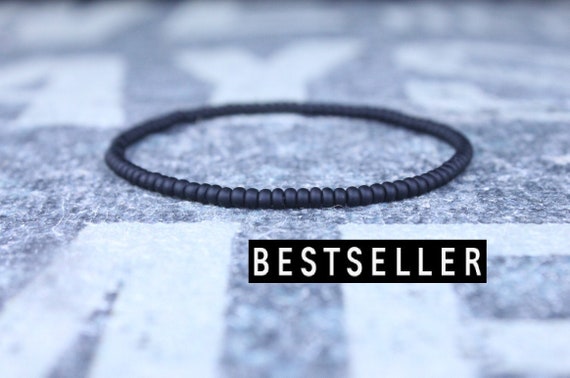 Mens Beaded Bracelet, Mens Bracelet, Minimalist jewelry, Minimalist Bracelet, Mens Jewelry, Beaded Bracelet, Boyfriend Gift, Men's Gift