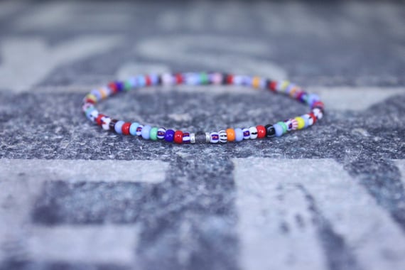 Iolite Bracelet, Mens Bracelet Iolite, Mens Gift, Mens Bracelet, Minimalist Iolite Bracelet, Beaded Bracelet, Mens Iolite Bracelet Gift