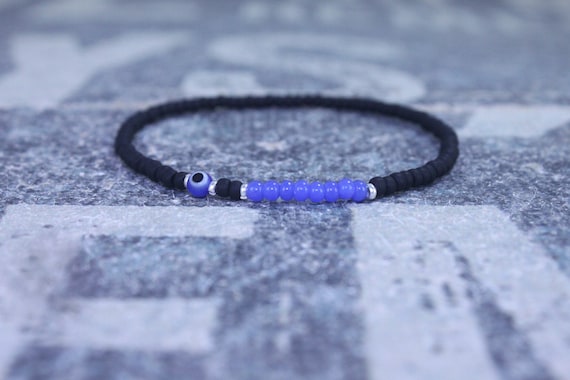 Kabbalah, Mens Beaded Bracelet, Anniversary Gift, Evil Eye Bracelet, Men Gift, Gift for Boyfriend, Bracelet, Couples Bracelet, Bead Bracelet