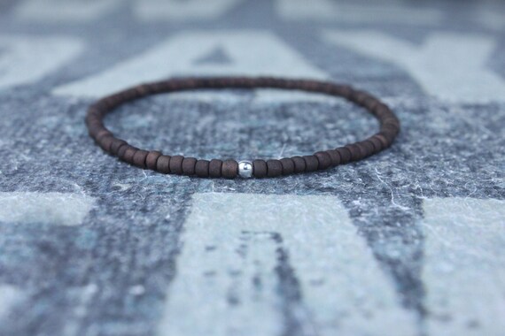 Mens Beaded Bracelet, Mens Bracelet, Minimalist jewelry, Minimalist Bracelet, Mens Jewelry, Beaded Bracelet, Boyfriend Gift, Men's Gift