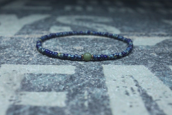 Mens Jade Bracelet, Mens Jewelry, Minimalist Bracelet, Gifts for Men, Anniversary Gift, Birthday Gift, Gift for Husband, Boyfriend Gift S2