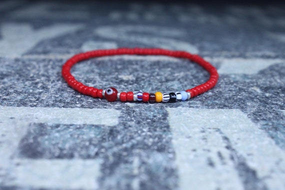 Kabbalah, Mens Beaded Bracelet, Anniversary Gift, Evil Eye Bracelet, Men Gift, Gift for Boyfriend, Bracelet, Couples Bracelet, Bead Bracelet