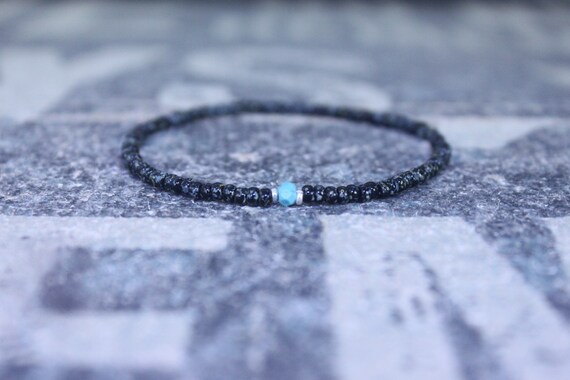 Turquoise Bracelet, Mens gifts, Gemstone bracelet, Mens Bracelet, Birthstone Bracelet, Couples Bracelet, Anniversary Gift, Beaded Bracelet