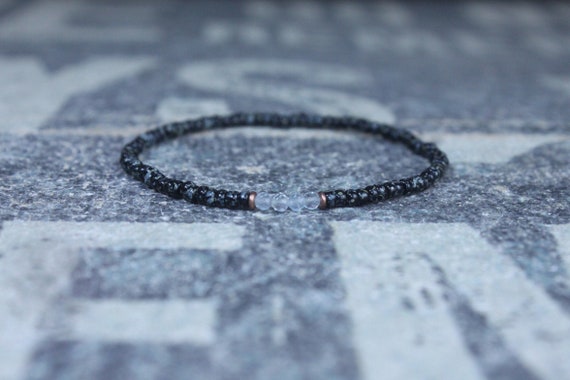 Mens Aquamarine Bracelet, Mens Beaded Bracelet, Gemstone Bracelet, Mens Gift, Gift for Men, Gift for Him, couples Bracelet, Mens Bracelet