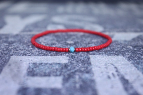 Turquoise Bracelet, Mens gifts, Gemstone bracelet, Mens Bracelet, Birthstone Bracelet, Couples Bracelet, Anniversary Gift, Beaded Bracelet