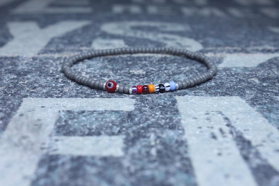 Kabbalah, Mens Beaded Bracelet, Anniversary Gift, Evil Eye Bracelet, Men Gift, Gift for Boyfriend, Bracelet, Couples Bracelet, Bead Bracelet