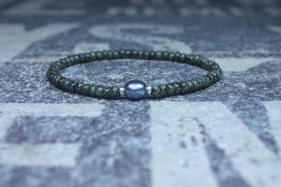 Pearl bracelet for men, Mens Gift, Love Bracelet, Gift for Men, Boyfriend Gift, Husband Gift, Gift for Boyfriend, Gift for Husband, Couples