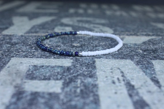 Mens Beaded Bracelet, Mens Bracelet, Minimalist jewelry, Minimalist Bracelet, Mens Jewelry, Beaded Bracelet, Boyfriend Gift, Men's Gift