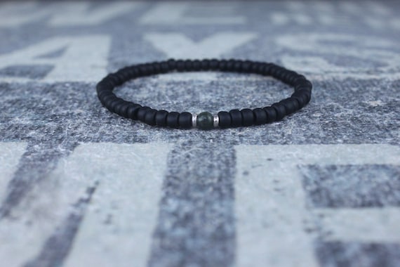 Mens Jade Bracelet, Mens Jewelry, Minimalist Bracelet, Gifts for Men, Anniversary Gift, Birthday Gift, Gift for Husband, Boyfriend Gift S2