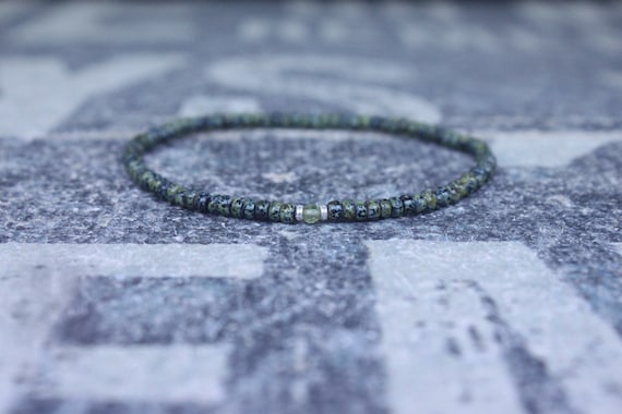 Peridot Bracelet, Bracelet Men, Mens bracelet, Mens Gifts, Birthday Gift for Men, Gemstone Bracelet, Birthstone bracelet, Bracelet Men
