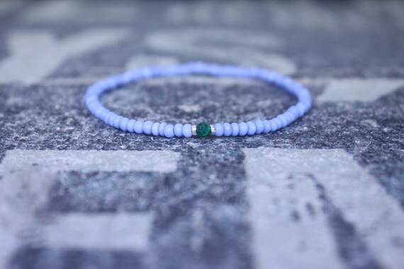 Malachite Bracelet, Mens Bracelet, Mens Beaded Bracelet, Minimalist Jewelry, Mens Gift, Gift for Him, Bead Bracelet, Bracelet Men, Bracelet
