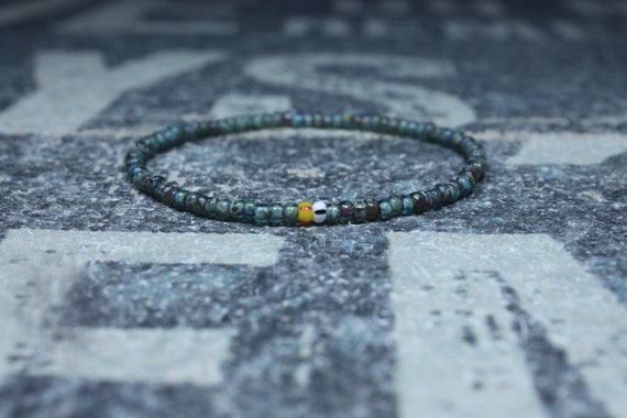 Mens Beaded Bracelet, Mens Bracelet, Minimalist jewelry, Minimalist Bracelet, Mens Jewelry, Beaded Bracelet, Boyfriend Gift, Men's Gift
