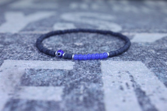 Kabbalah, Mens Beaded Bracelet, Anniversary Gift, Evil Eye Bracelet, Men Gift, Gift for Boyfriend, Bracelet, Couples Bracelet, Bead Bracelet