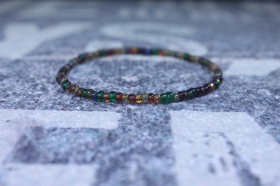 Mens Beaded Bracelet, Mens Bracelet, Minimalist jewelry, Minimalist Bracelet, Mens Jewelry, Beaded Bracelet, Boyfriend Gift, Men's Gift