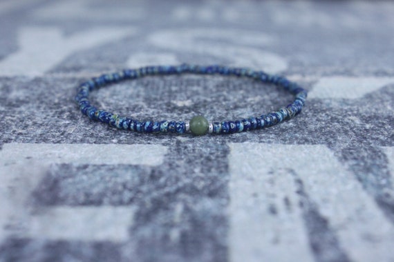 Mens Jade Bracelet, Mens Jewelry, Minimalist Bracelet, Gifts for Men, Anniversary Gift, Birthday Gift, Gift for Husband, Boyfriend Gift S2