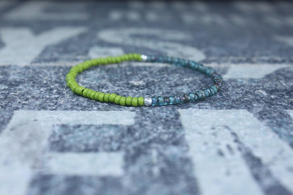 Mens Beaded Bracelet, Mens Bracelet, Minimalist jewelry, Minimalist Bracelet, Mens Jewelry, Beaded Bracelet, Boyfriend Gift, Men's Gift