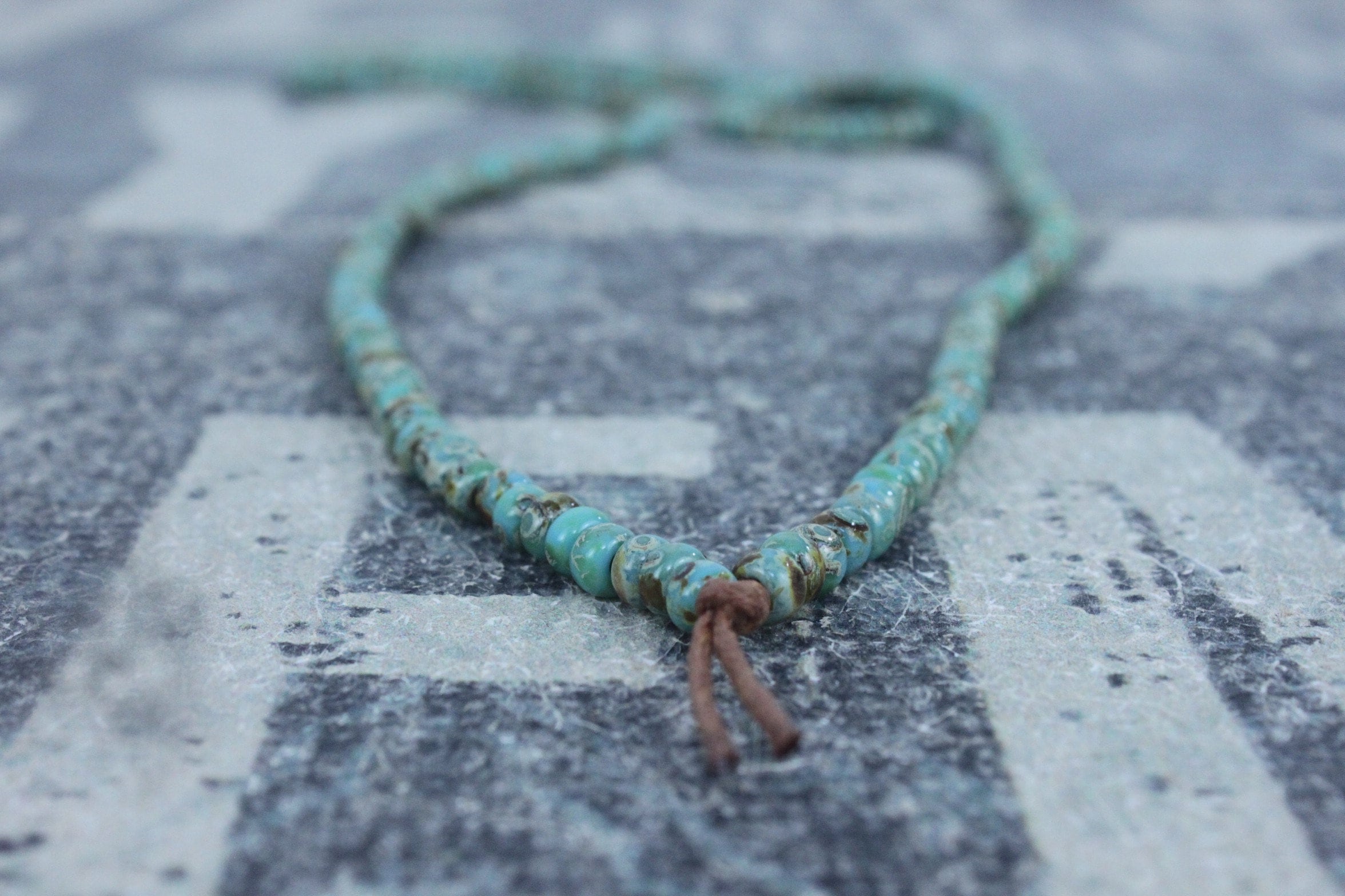 Mens Necklace, Mens Beaded Necklace, Long Necklace for Men, Metal Free