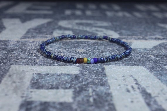Chakra Bracelet, Mala Bracelet, Mens Beaded Bracelet, Birthstone Bracelet, Boyfriend Gift, Mens Gift for Men, Mens Bracelet, Birthday Gift