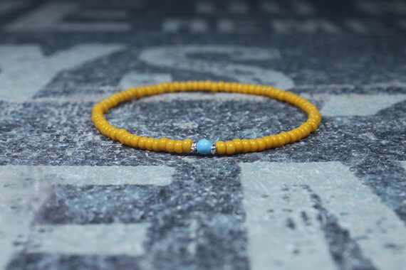 Turquoise Bracelet, Mens gifts, Gemstone bracelet, Mens Bracelet, Birthstone Bracelet, Couples Bracelet, Anniversary Gift, Beaded Bracelet