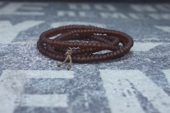 Mens Necklace, Mens Beaded Necklace, Long Necklace for Men, Metal Free Necklace without Clasp, No Clasp Necklace, Bead Necklace, Mens Gift