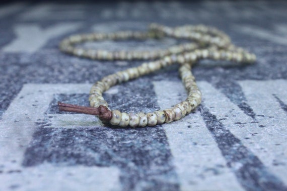 Mens Necklace, Mens Beaded Necklace, Long Necklace for Men, Metal Free Necklace without Clasp, No Clasp Necklace, Bead Necklace, Mens Gift