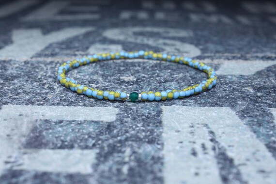 Gifts for Men, Onyx, Friendship Bracelet, Green Onyx Bracelet, Mens Bracelet, Beaded Bracelet Boyfriend Gift for Boyfriend, Gifts for Him