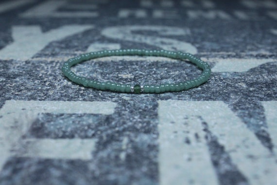 Jade Bracelet, Mens Jewelry, Minimalist Bracelet, Gifts for Men, Anniversary Gift, Birthday Gift, Gift for Husband, Boyfriend Gift