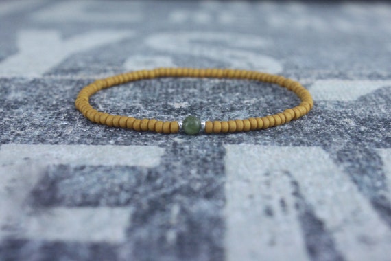 Mens Jade Bracelet, Mens Jewelry, Minimalist Bracelet, Gifts for Men, Anniversary Gift, Birthday Gift, Gift for Husband, Boyfriend Gift S2
