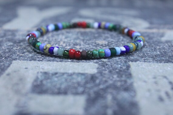 Mens Beaded Bracelet, Anniversary Gift, Mala Bracelet, Mens Gift, Gift for Boyfriend, Bracelet, Couples Bracelet, Bead Bracelet