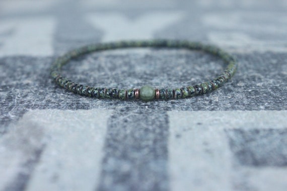 Mens Jade Bracelet, Mens Jewelry, Minimalist Bracelet, Gifts for Men, Anniversary Gift, Birthday Gift, Gift for Husband, Boyfriend Gift S2