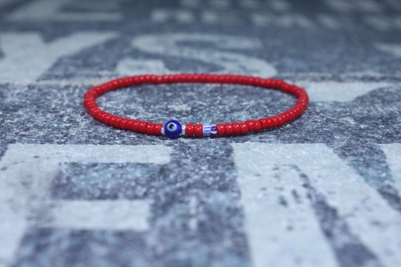 Kabbalah, Mens Beaded Bracelet, Anniversary Gift, Evil Eye Bracelet, Men Gift, Gift for Boyfriend, Bracelet, Couples Bracelet, Bead Bracelet