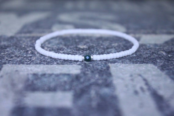 Malachite Bracelet, Mens Bracelet, Mens Beaded Bracelet, Minimalist Jewelry, Mens Gift, Gift for Him, Bead Bracelet, Green Bracelet Men