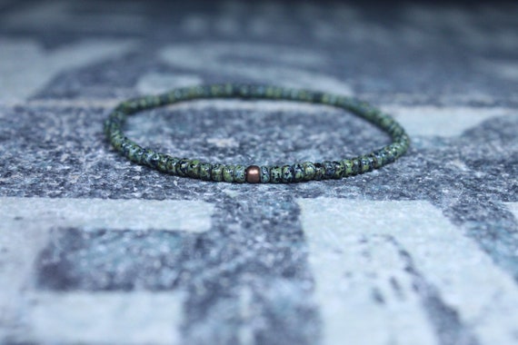 Mens Beaded Bracelet, Mens Bracelet, Minimalist jewelry, Minimalist Bracelet, Mens Jewelry, Beaded Bracelet, Boyfriend Gift, Men's Gift