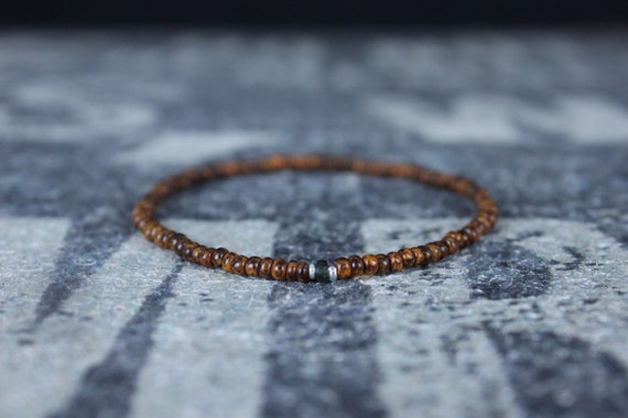 Sapphire Bracelet, Mens Bracelet, Mens Jewelry, Mens Gift, Mens Anniversary gift, Boyfriend gift, Husband Gift, Mens Beaded Bracelet
