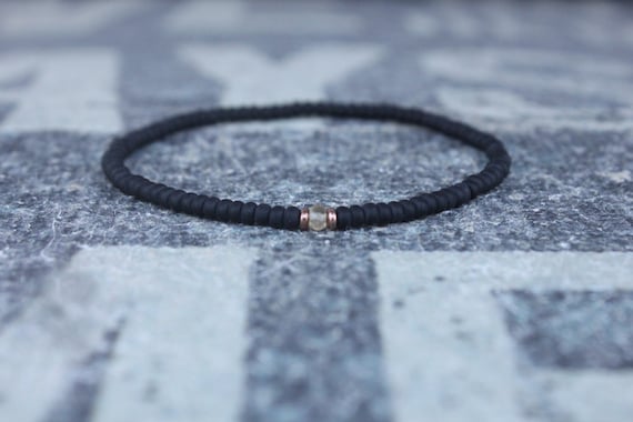 Citrine Bracelet, Men's Beaded Bracelet, Mens gifts, Gift for Husband, Boyfriend Gift, Birthstone bracelet, Anniversary Couples Bracelet