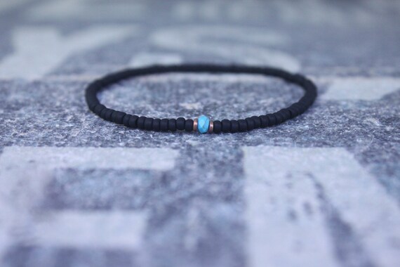 Turquoise Bracelet, Mens gifts, Gemstone bracelet, Mens Bracelet, Birthstone Bracelet, Couples Bracelet, Anniversary Gift, Beaded Bracelet