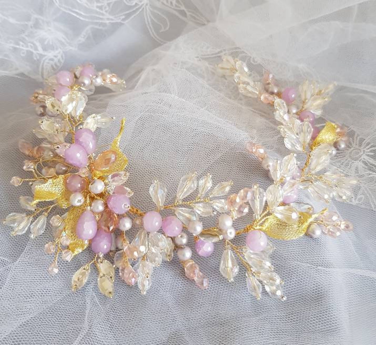 bridal headpieces crystal
