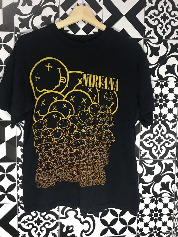 Vintage of Nirvana tees