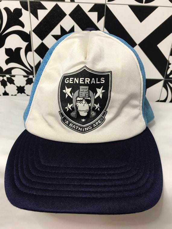 Vintage of Bape Generals Trucker Hat