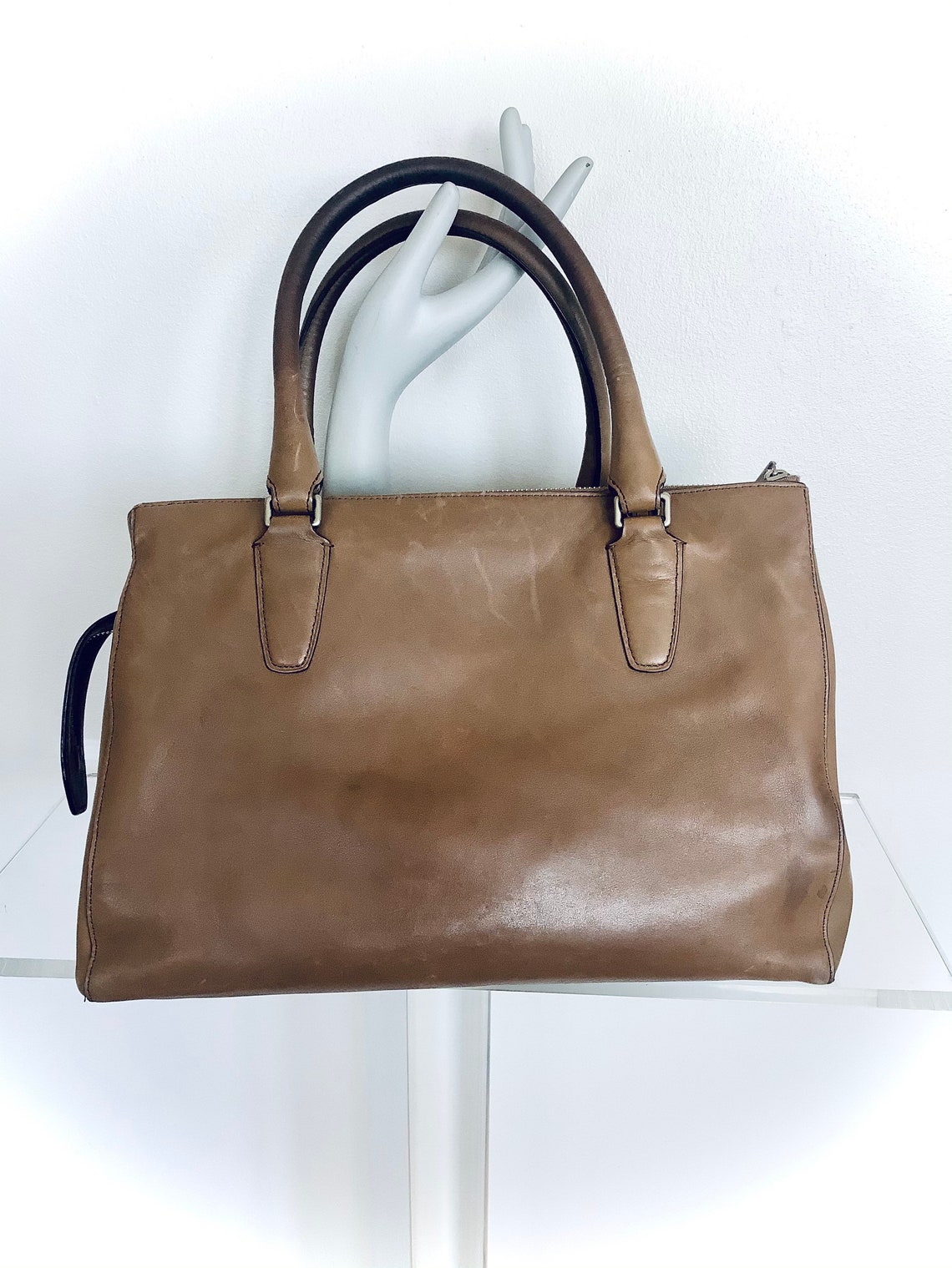 Vintage Coach Light Brown Crossbody Handbag Leather Travel Bag | Etsy